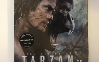 The Legend of Tarzan 3D (3D Blu-ray + Blu-ray) 2016 [UUSI]