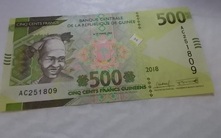 500 / cinq francs guineens