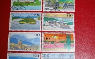 Saksa postimerkki maisemia