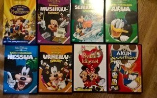 Disney DVD paketti ( 8 DVD)