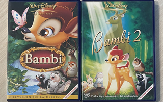 Walt Disney: BAMBI 1&2 (3DVD) puhuttu suomeksi