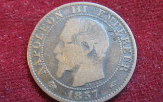 5 centimes 1857A Ranska-France