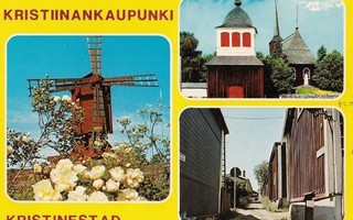 Kristiinankaupunki Kristinestad sommitelmakortti  väri  p143