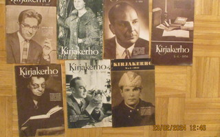 Kirjakerho. Kirjallinen aikakauslehti. vv 1941 -1962