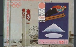 (S0339) YEMEN, 1970 (Winter Olympic Games, Sapporo) SS. Used