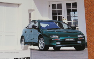 1996 Mazda 323 esite - KUIN UUSI - 30 sivua - suom