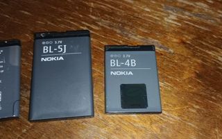 Nokia BL-5J Akku , BL-5C Akku ja BL-4B Akku
