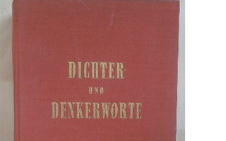 Werner A. Kruger Dichter- und Denkerworte 1945 1.p.