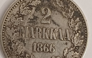 2 Markkaa 1866