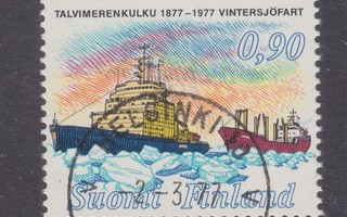 1977 Talvimerenkulku loistoleimalla.