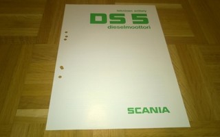 Esite Scania DS 5 Dieselmoottori, 1972