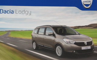 2013 Dacia Lodgy esite - suom - 20 sivua - KUIN UUSI