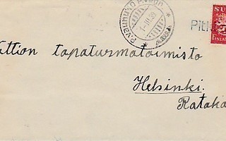 1939, Kirje Postivaun  10, rivileima Pitkäaho