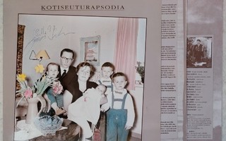 JUSSI SAKSA: Kotiseuturapsodia – LP 1989 + liite + sisäpussi