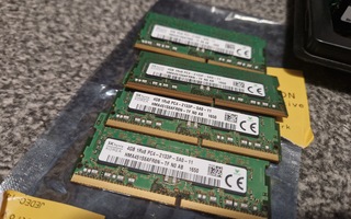 Iso kasa (49 kpl) muistikampoja, DDR2 / DDR3 / DDR4 ym.