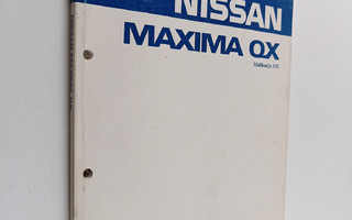 Nissan maxima QX mallisarja A32