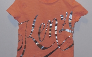 86 cm (2) -  Kenzo T-paita hopeisella logoprintillä 86 cm