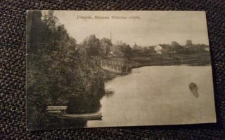 Ilmajoki, maisema Nikkolan sillalta, Kulkenut v 1914