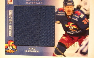 Niko Kapanen /40 tehty jersey KHL 2015-16 Jokerit Sereal