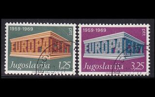 Jugoslavia 1361-2_I o Europa (1969)