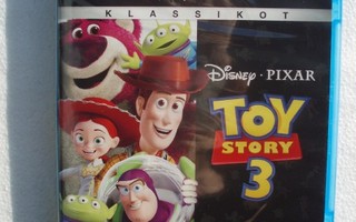 Toy Story 3 Pixar klassikko (Blu-ray, uusi) animaatio