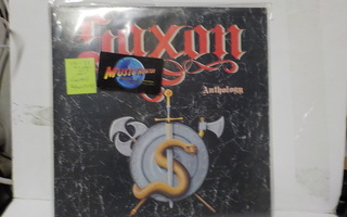 SAXON - ANTHOLOGY EX+/EX+ UK 1988 2LP