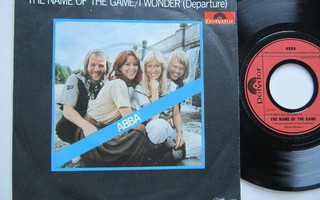 ABBA The Name Of The Game 7" sinkku Saksalainen