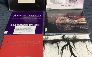 6 X APOCALYPTICA  CDS (HARMAGEDDON,NOTHING ELSE MATTERS...