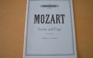Mozart, SONATE und FUGE, kahdelle pianolle