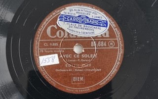 Savikiekko 1955 - Edith Piaf - Columbia BF 684