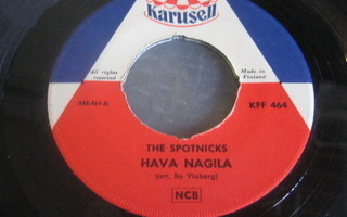 7" - The Spotnicks - Hava Nagila / Johnny Guitar
