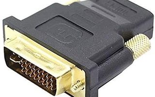 DVI-I-HDMI  (24+5-Pin)  Uros-Naaras Adapteri