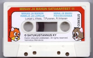 C-kasetti MIINAN JA MANUN SATUARTEET 11 (ilman kansipaperia)