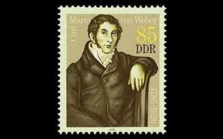 DDR 3055 ** Carl Maria von Weber (1986)