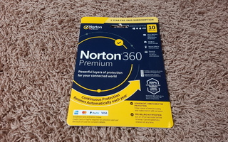 Norton 360 Premium, 1 vuosi, 10 laitetta