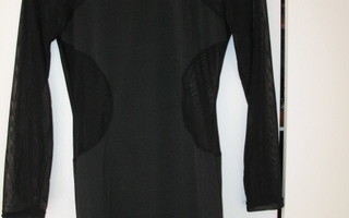 musta lyhyt mekko koko 36