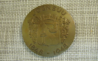 Joensuu 100 V 1848-1948 mitali /Veikko Jalava 1948.