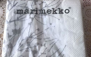 Marimekko Lumimarja lautasliinat