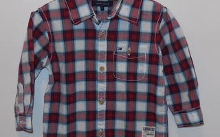74 cm (9 kk) - Tommy Hilfiger ruudullinen paitapusero