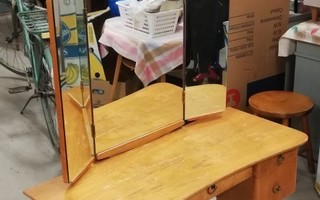 Retro peilipöytä / kampauspöytä
