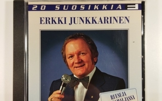 CD) Erkki Junkkarinen - 20 Suosikkia - Ruusuja Hopeamaljassa