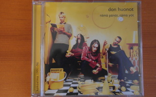 Don Huonot:Nämä päivät,nämä yöt.Kokoelma 1991-96 CD.