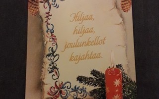 Hiljaa, Hiljaa, Joulun Kellot Kajahtaa (pak 56)(joulukortti)