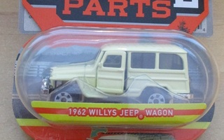 Jeep Willys Wagon 2 Door Light Yellow 1962 Matchbox MPS 1:64