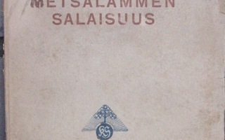 Palle Rosenkrantz: Metsälammen salaisuus, Suomi 1919. 293 s