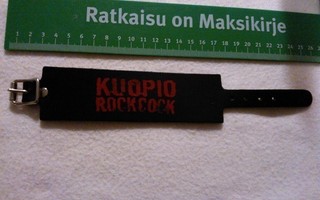 nahkainen ranneke KUOPIO ROCK  COCK nro 10