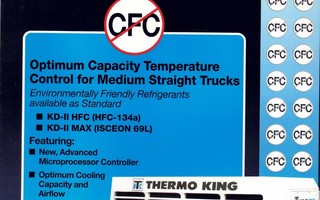 Thermo King KD-II kuorma-auto kylmäkone 1993