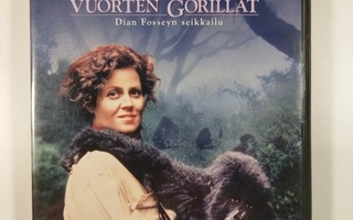 (SL) DVD) Sumuisten vuorten gorillat (1988) Sigourney Weaver