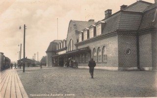 HÄMEENLINNA, rautatieasema - uusi valokuva