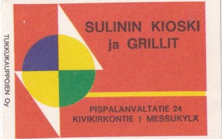 Tampere, Sulinin Kioski ja Grillit, Pispalanvaltatie    b419